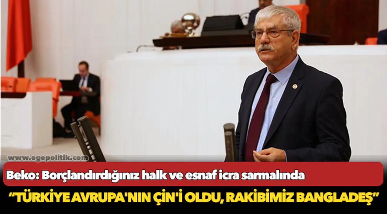 Beko: Borçlandırdığınız halk ve esnaf icra sarmalında