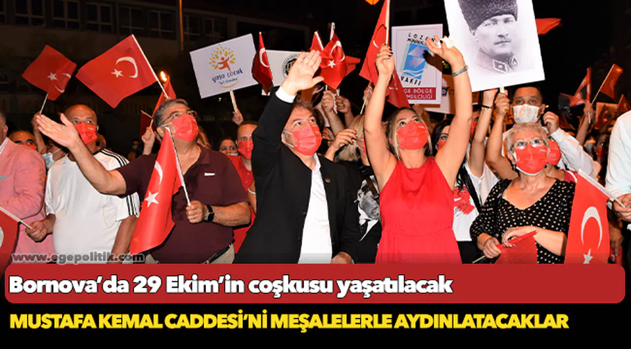Bornova’da 29 Ekim’in coşkusu yaşatılacak