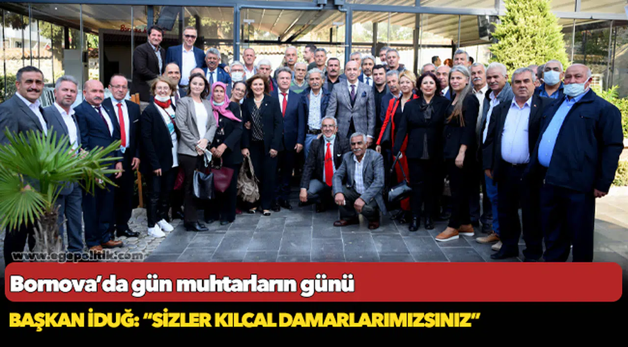 Bornova’da gün muhtarların günü
