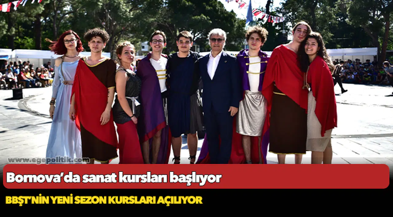 Bornova’da sanat kursları başlıyor