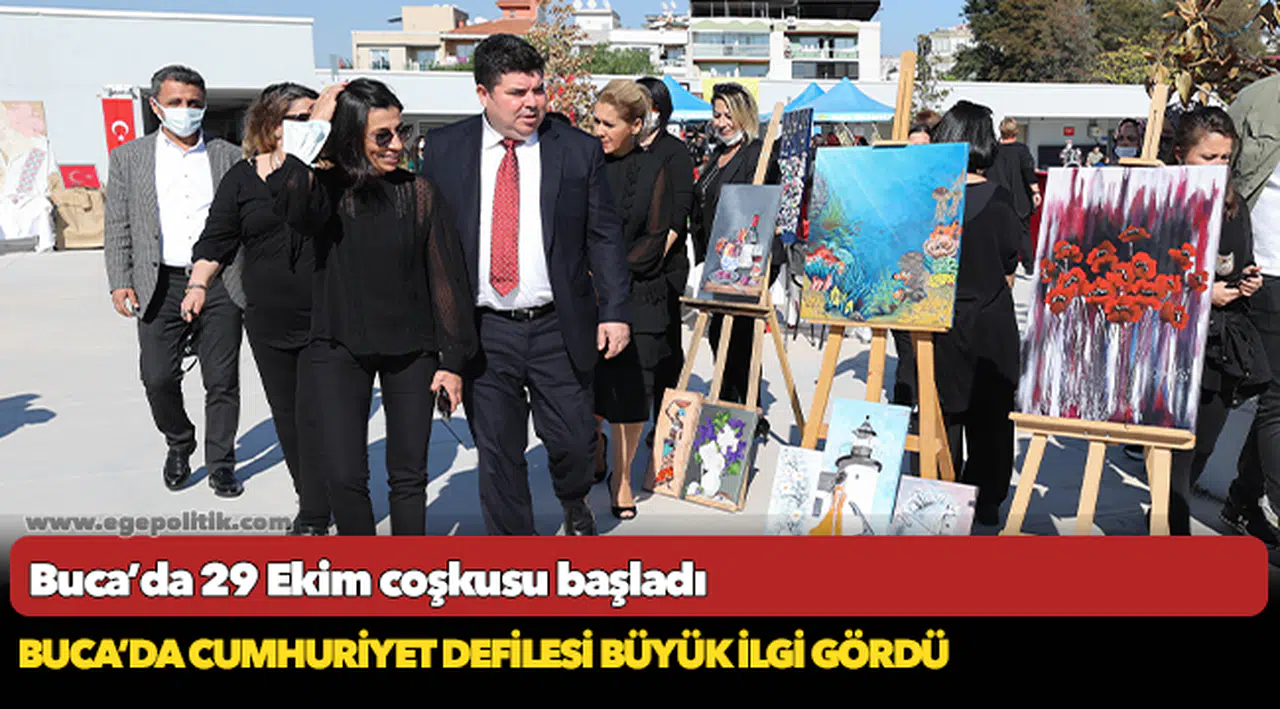Buca’da 29 Ekim coşkusu başladı