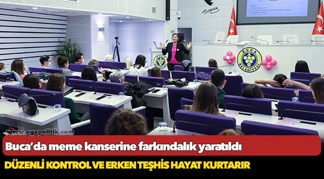 Buca’da meme kanserine farkındalık yaratıldı