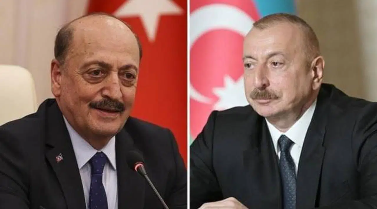Çalışma Bakanı Bilgin Bakü'de Aliyev ile görüştü