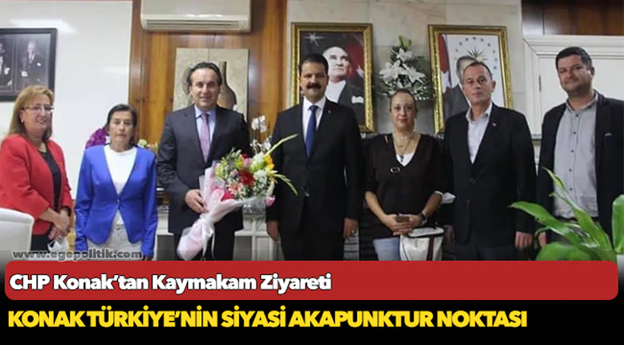 CHP Konak’tan Kaymakam Ziyareti