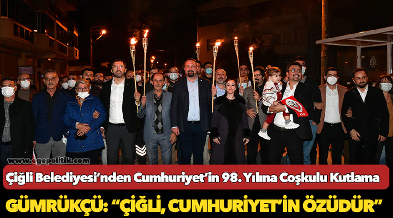 Çiğli Belediyesi’nden Cumhuriyet’in 98. Yılına Coşkulu Kutlama