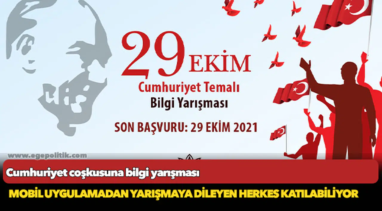 Cumhuriyet coşkusuna bilgi yarışması