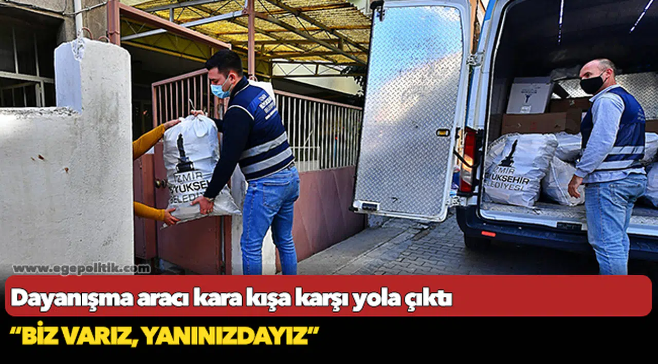 Dayanışma aracı kara kışa karşı yola çıktı