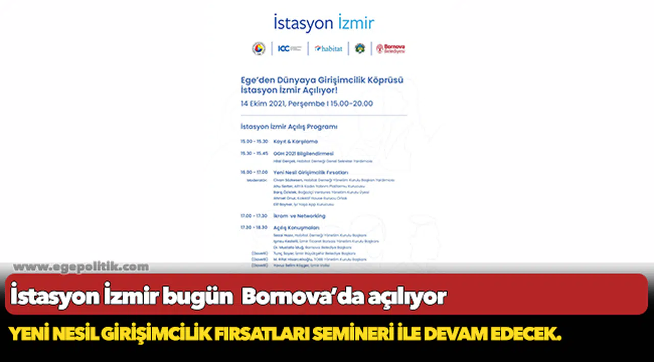 İstasyon İzmir bugün  Bornova’da açılıyor