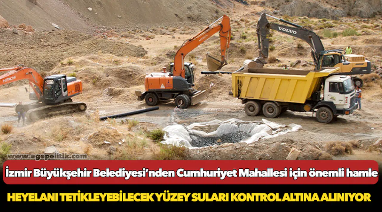 İzmir Büyükşehir Belediyesi’nden Cumhuriyet Mahallesi için önemli hamle