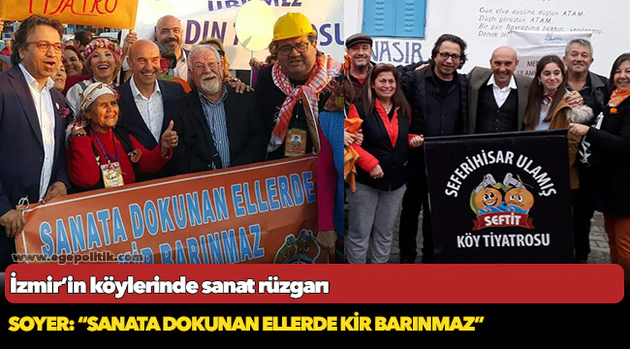 İzmir’in köylerinde sanat rüzgarı