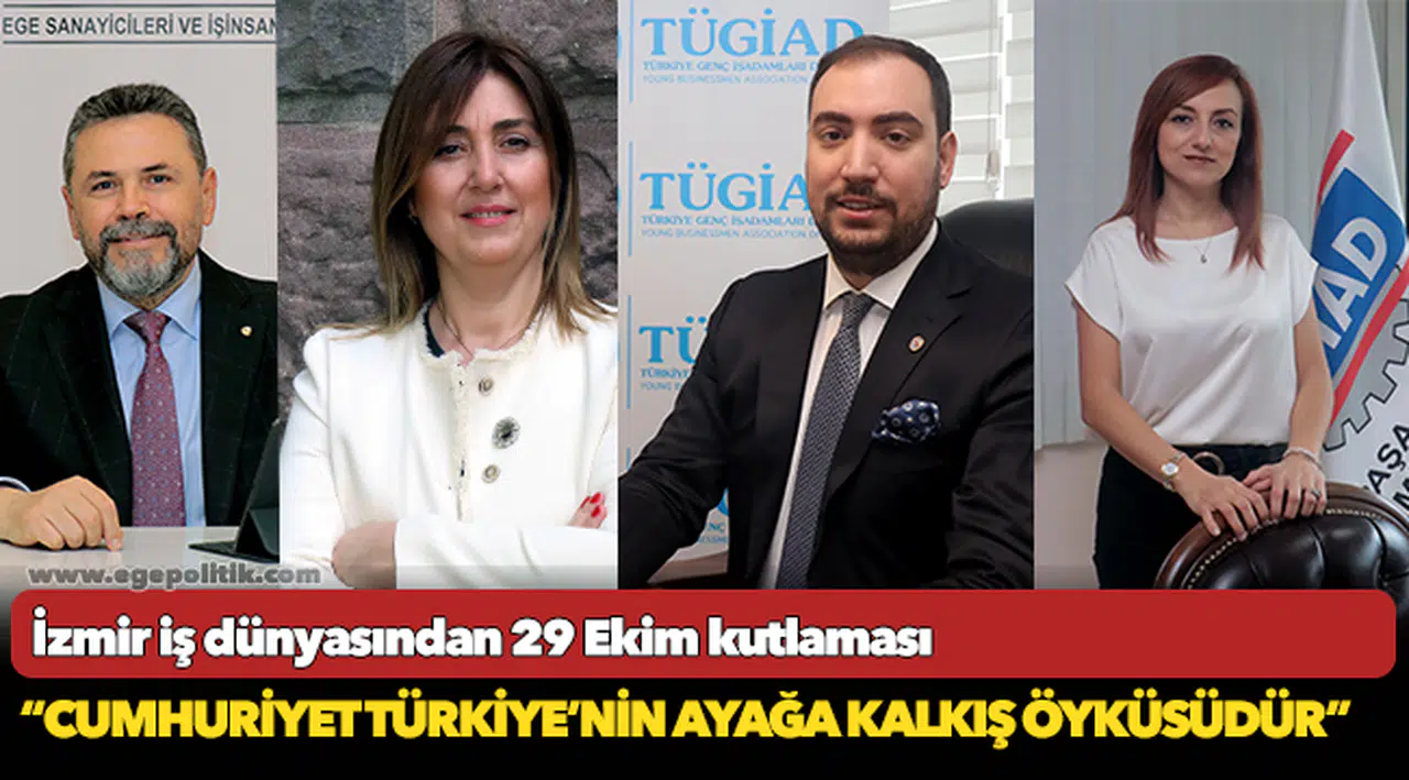İzmir iş dünyasından 29 Ekim kutlaması