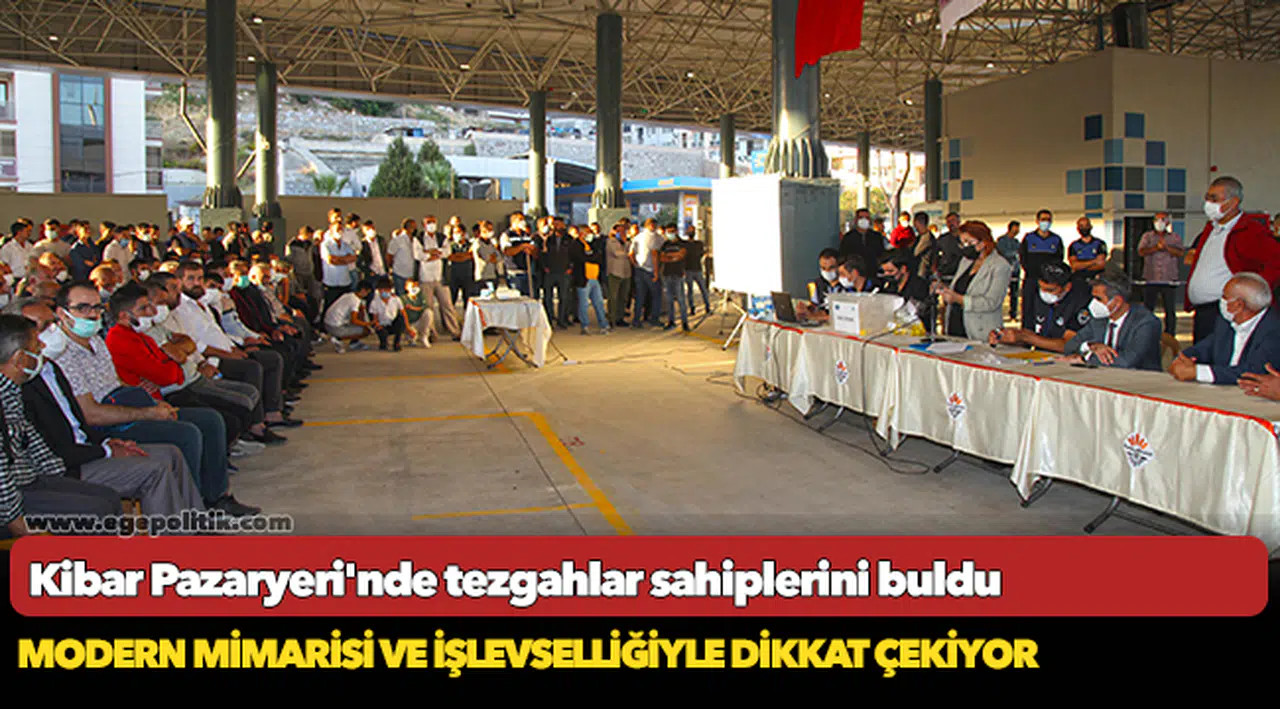 Kibar Pazaryeri'nde tezgahlar sahiplerini buldu