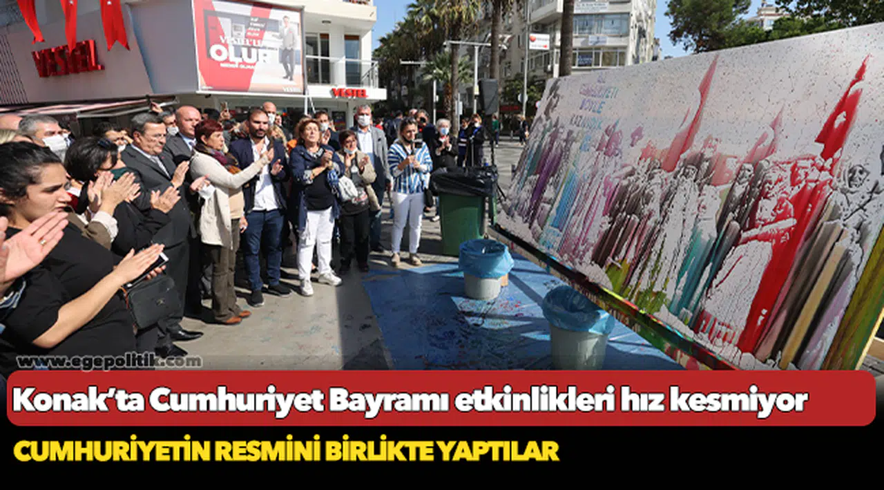 Konak’ta Cumhuriyet Bayramı etkinlikleri hız kesmiyor