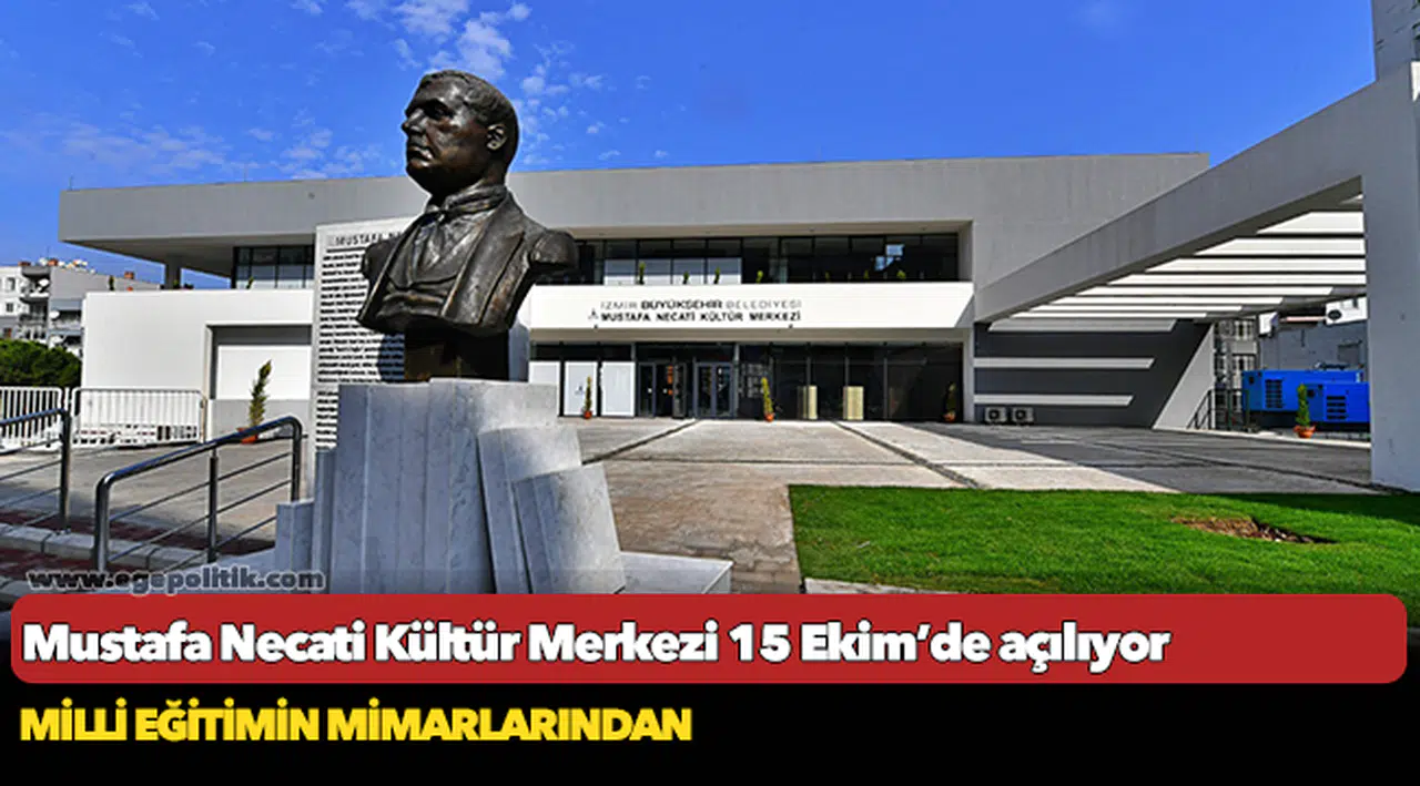 Mustafa Necati Kültür Merkezi 15 Ekim’de açılıyor