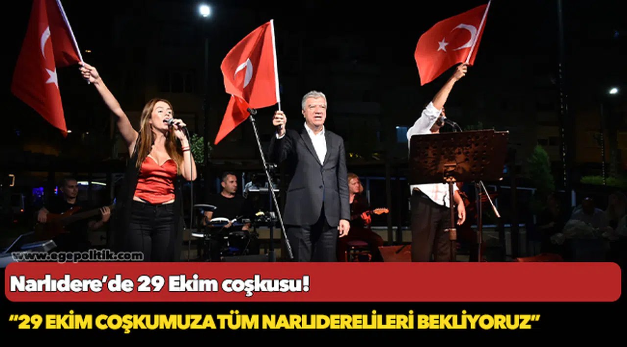 Narlıdere’de 29 Ekim coşkusu!
