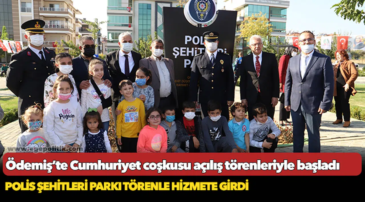 Ödemiş’te Cumhuriyet coşkusu açılış törenleriyle başladı