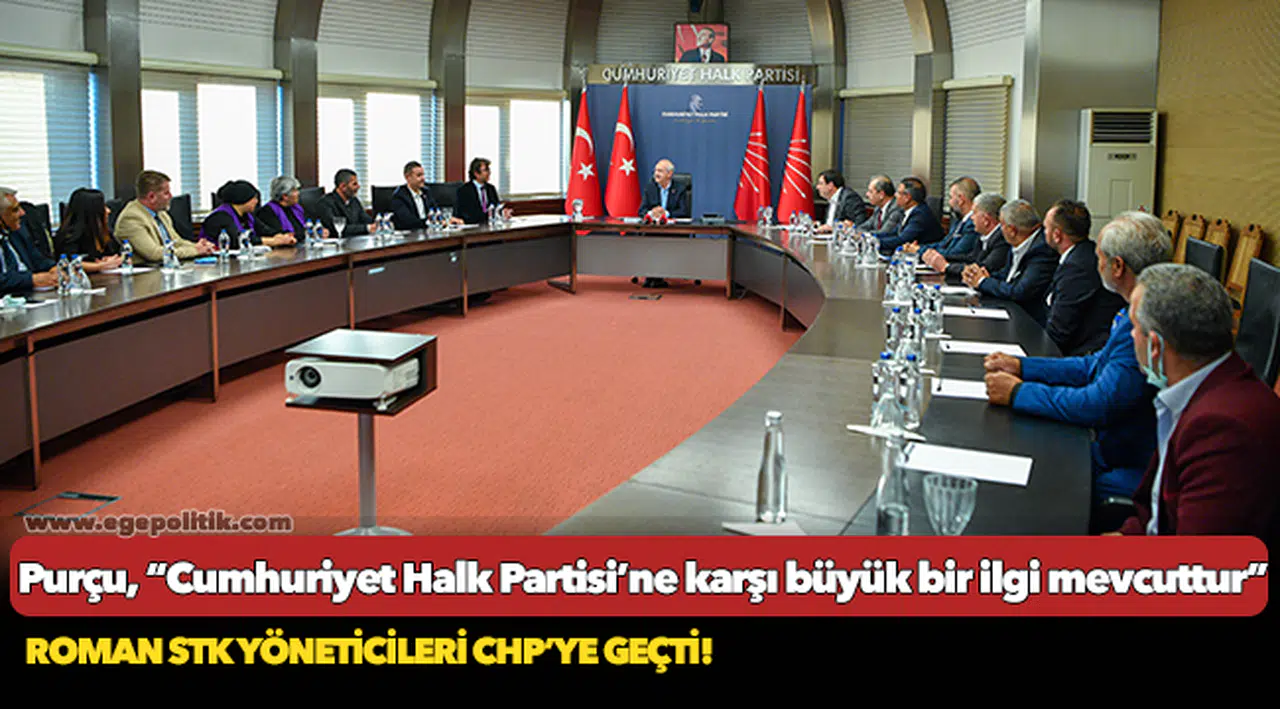 Roman STK yöneticileri CHP'ye geçti!