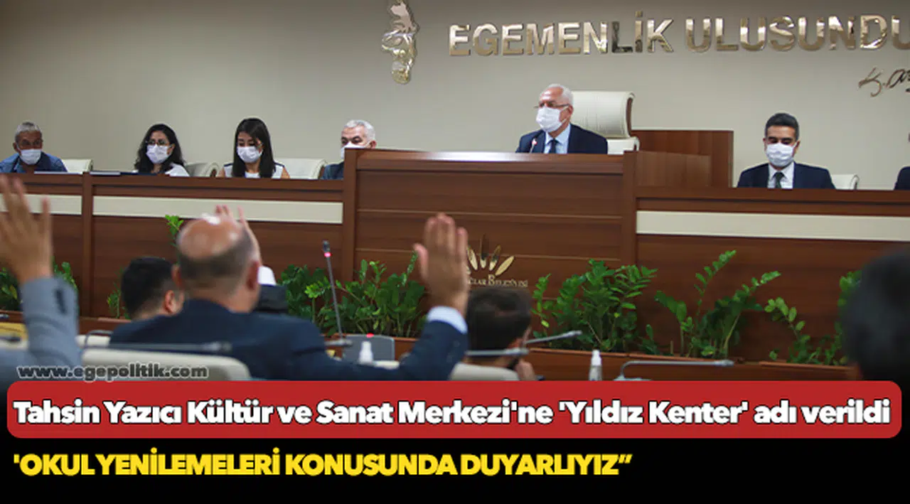 Tahsin Yazıcı Kültür ve Sanat Merkezi'ne 'Yıldız Kenter' adı verildi