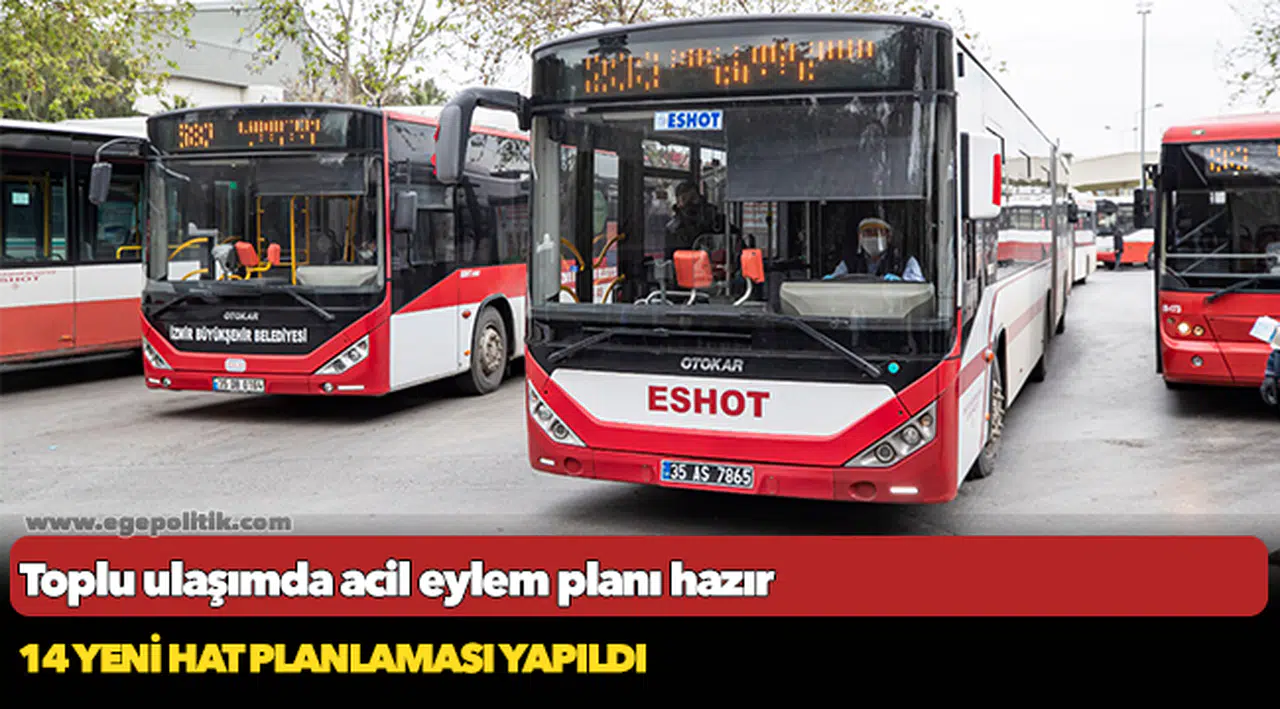 Toplu ulaşımda acil eylem planı hazır