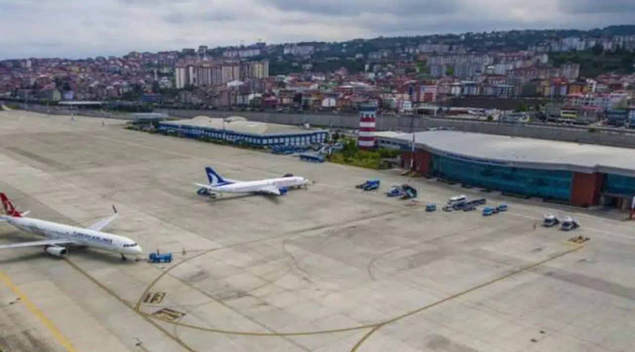 Trabzon Havalimanı bugün uçuşlara kapatıldı