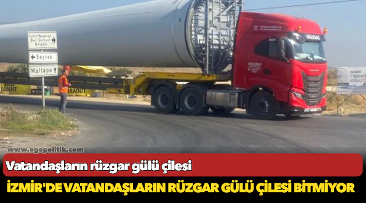 Vatandaşların rüzgar gülü çilesi