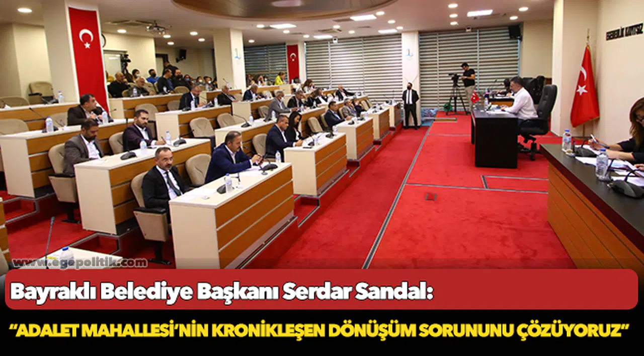 Başkan Sandal, "Adalet Mahallesi'nin kronikleşen dönüşüm sorununu çözüyoruz"