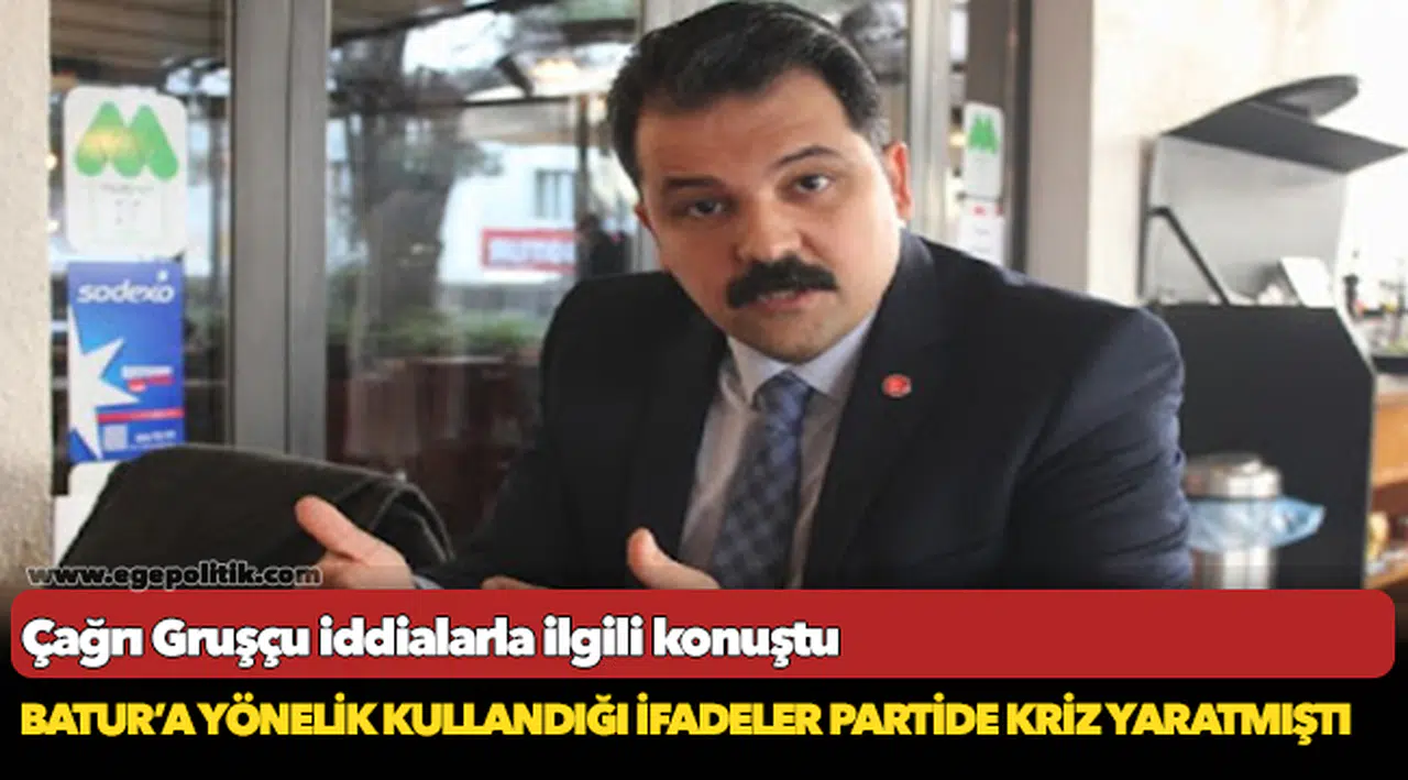 Çağrı Gruşçu iddialarla ilgili konuştu