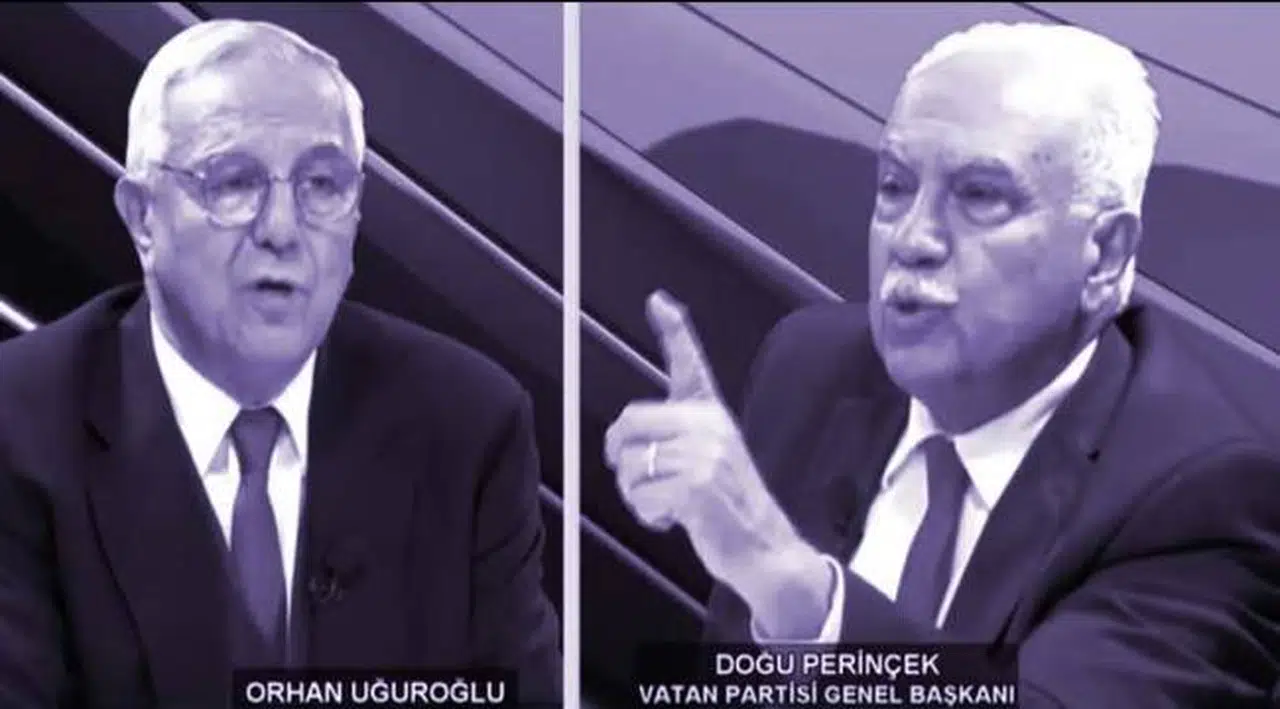 Doğu Perinçek, "Meral Akşener Gladyo'nun prensesidir" deyip stüdyoyu terk etti