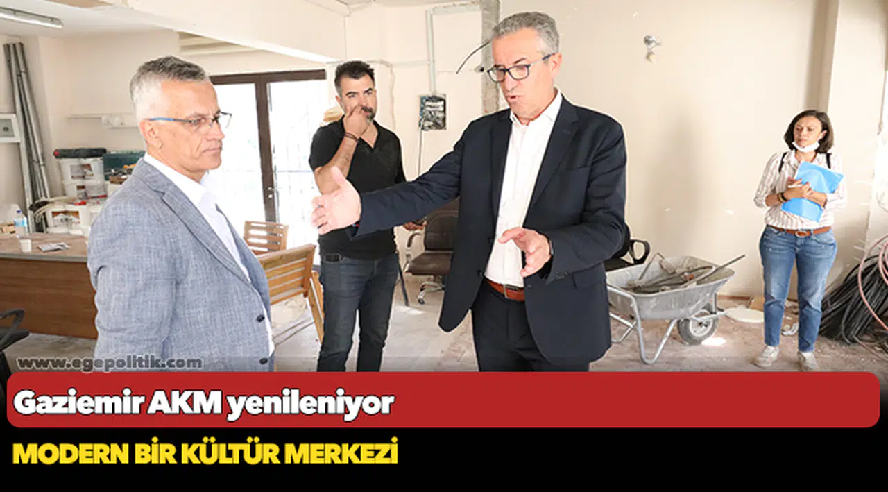 Gaziemir AKM yenileniyor