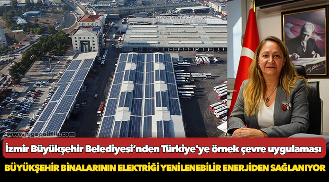 İzmir Büyükşehir Belediyesi’nden Türkiye'ye örnek çevre uygulaması