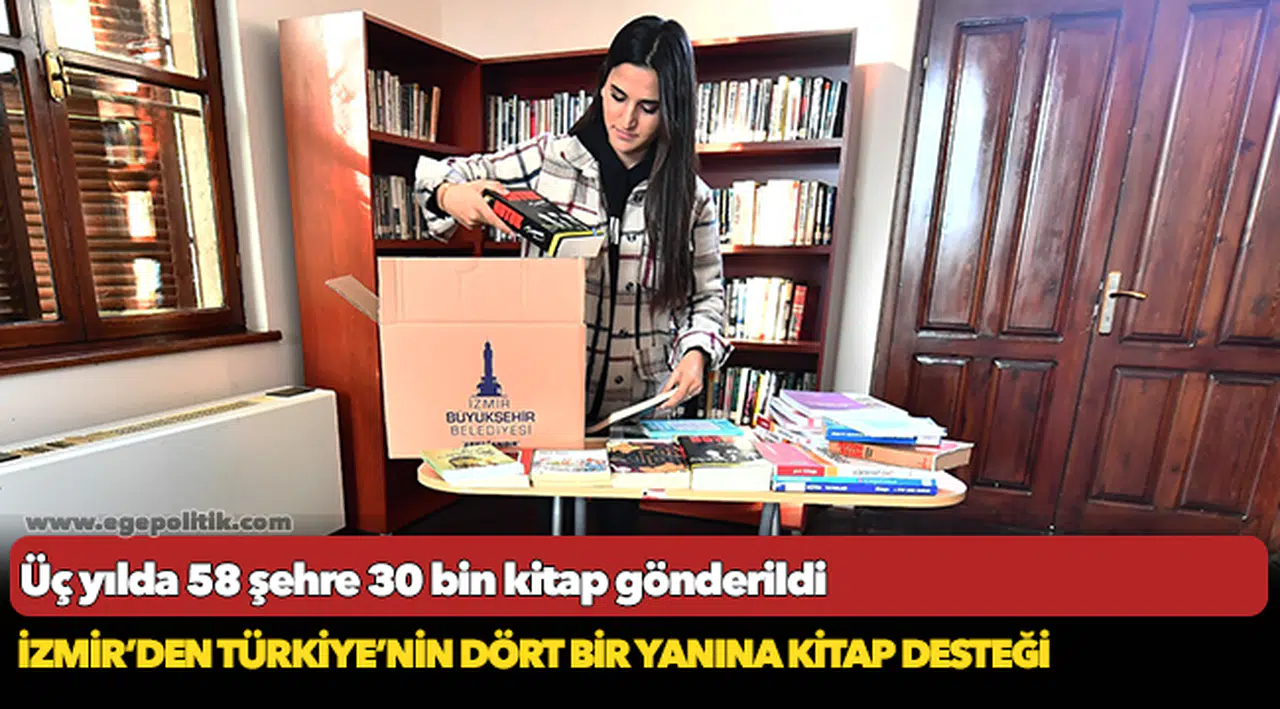 İzmir’den Türkiye’nin dört bir yanına kitap desteği