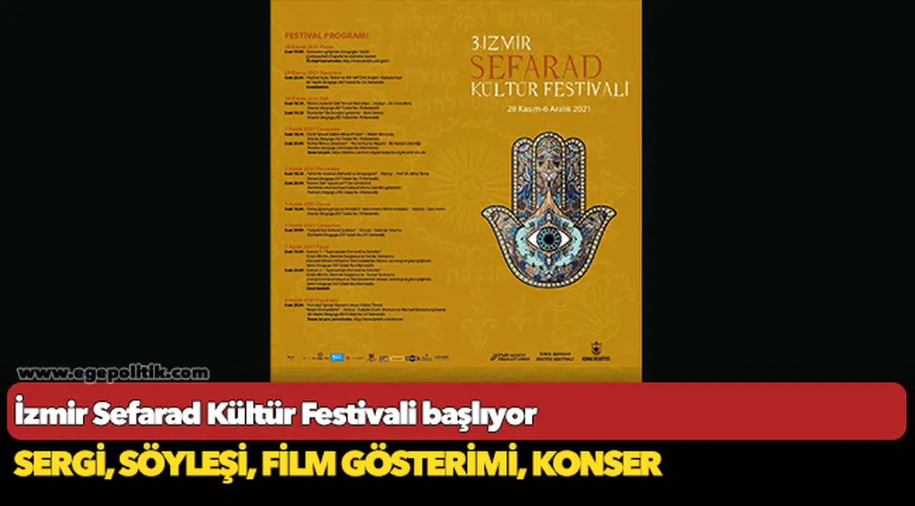 İzmir Sefarad Kültür Festivali başlıyor