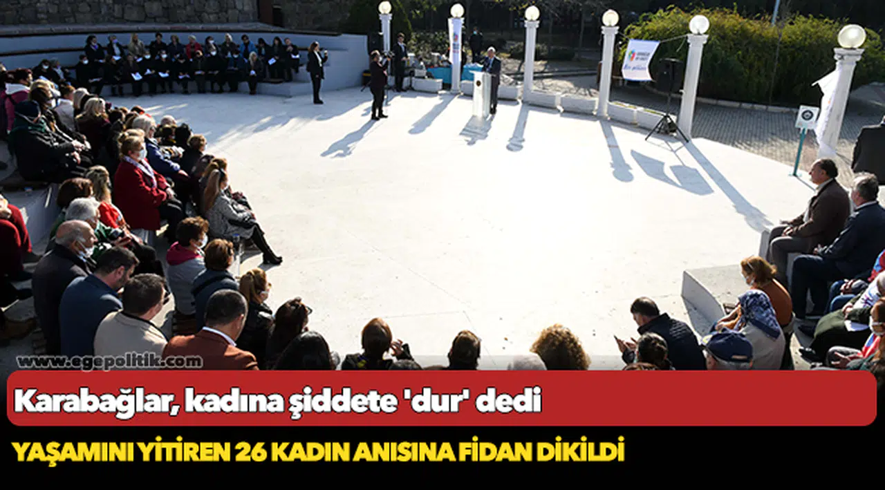 Karabağlar, kadına şiddete 'dur' dedi