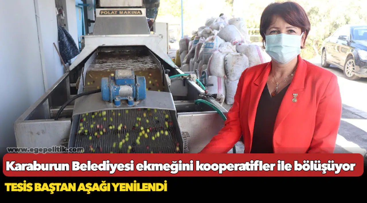 Karaburun Belediyesi ekmeğini kooperatifler ile bölüşüyor