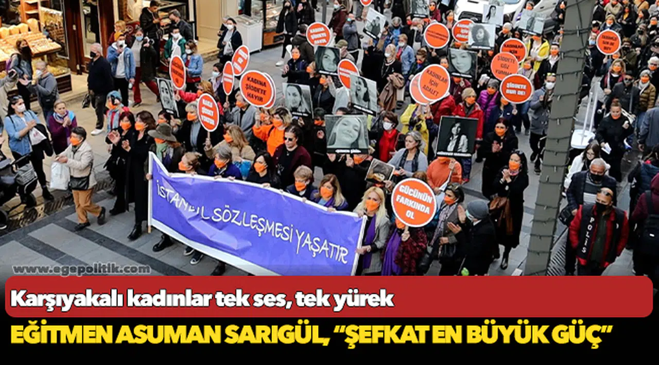 Karşıyakalı kadınlar tek ses, tek yürek