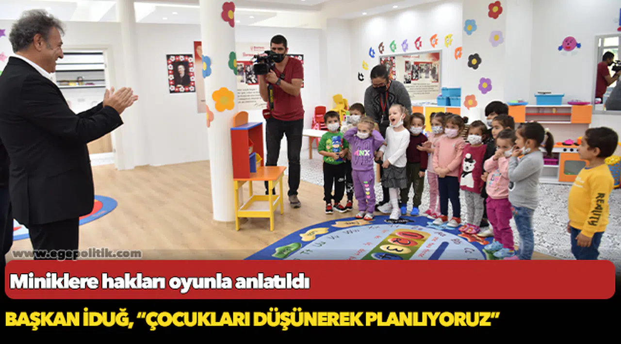Miniklere hakları oyunla anlatıldı
