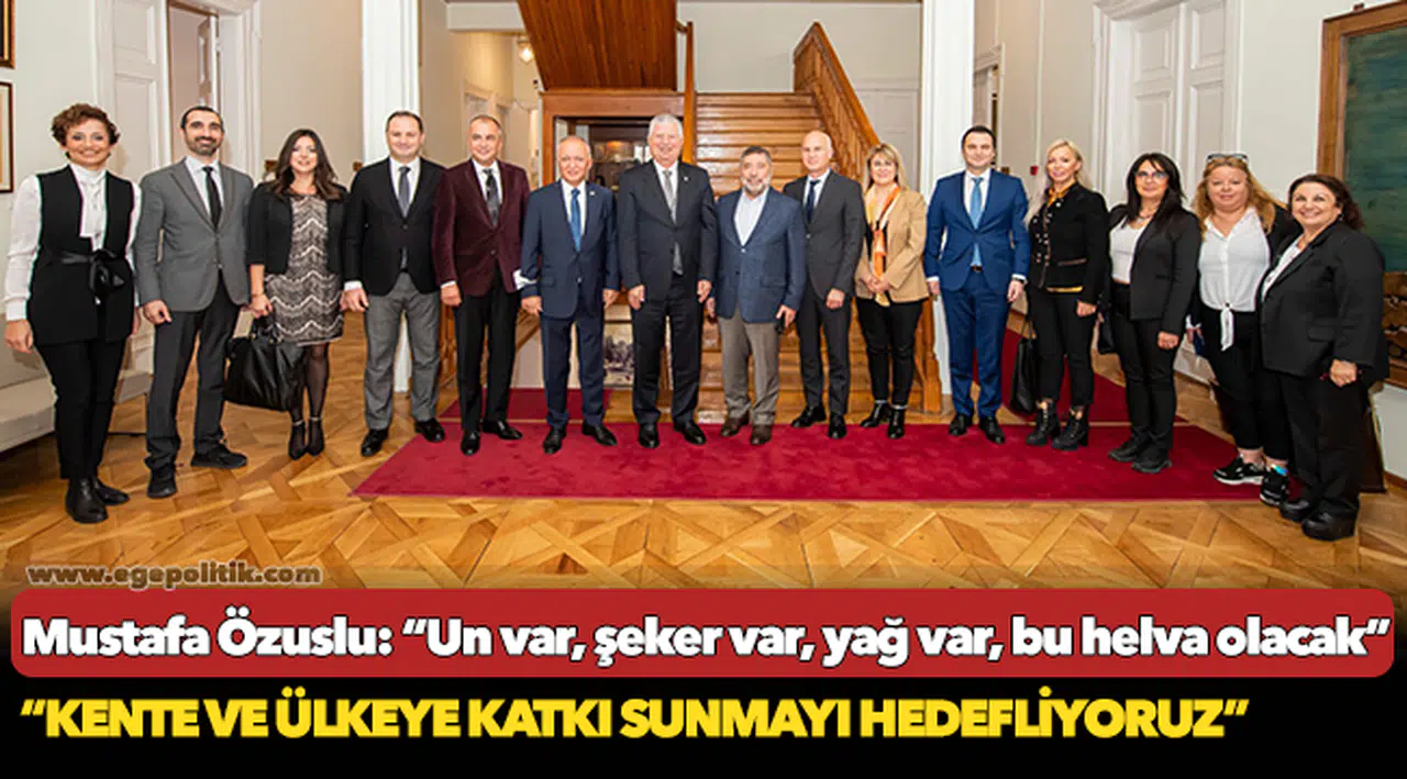 Mustafa Özuslu: “Un var, şeker var, yağ var, bu helva olacak”