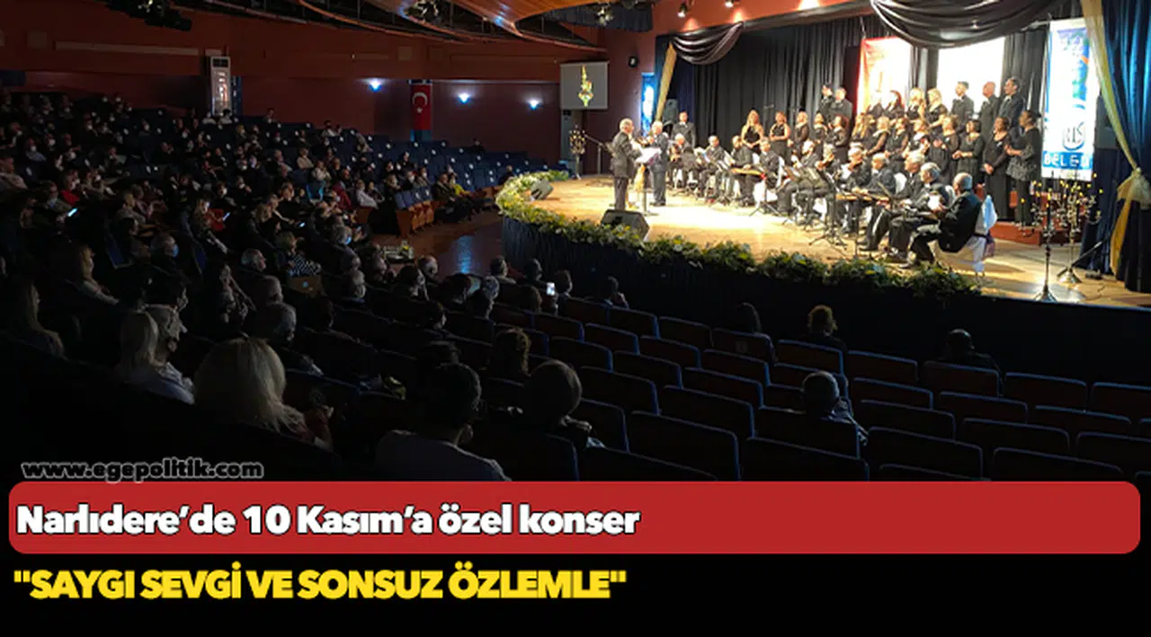 Narlıdere’de 10 Kasım’a özel konser