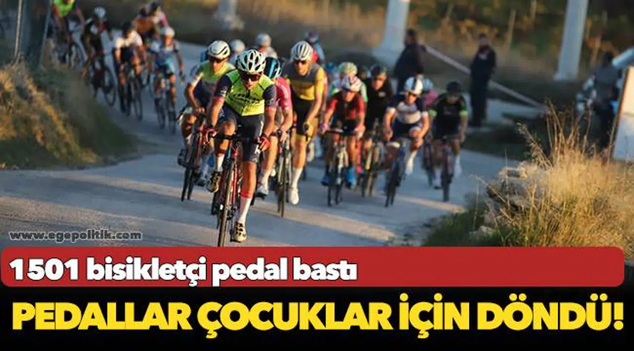 Pedallar çocuklar için döndü!