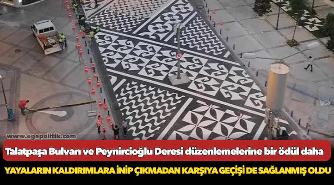 Talatpaşa Bulvarı ve Peynircioğlu Deresi düzenlemelerine bir ödül daha