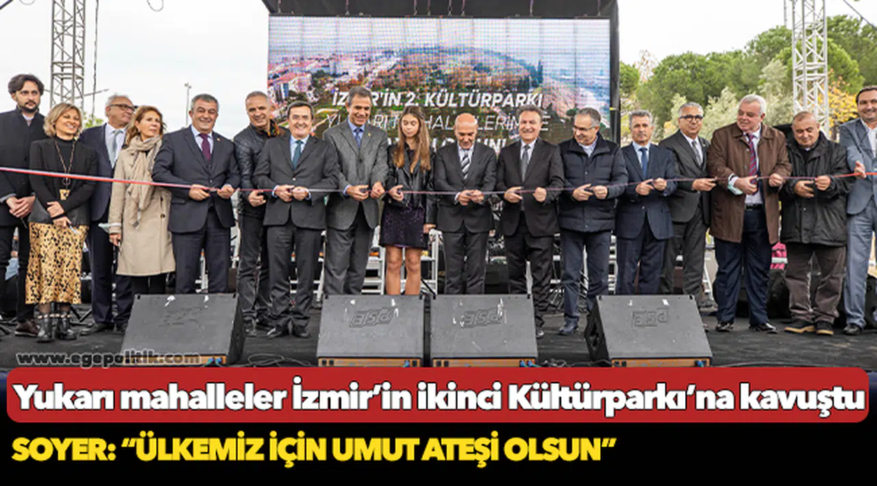 Yukarı mahalleler İzmir’in ikinci Kültürparkı’na kavuştu
