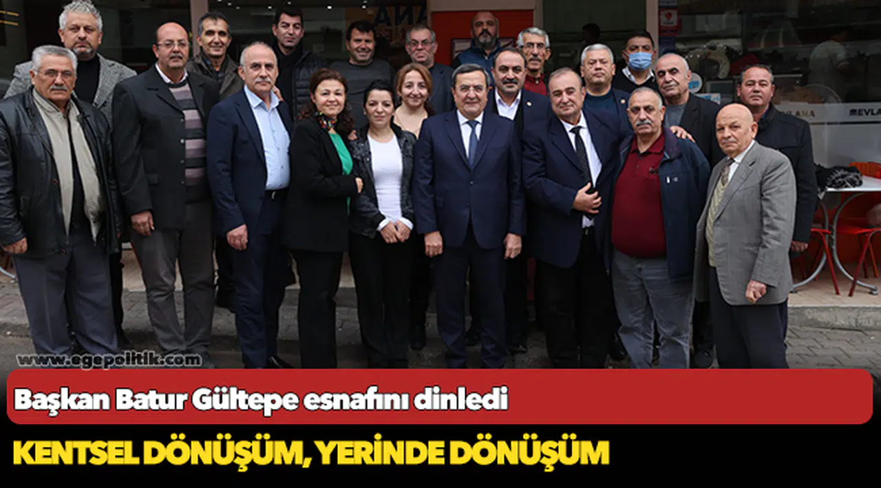 Başkan Batur Gültepe esnafını dinledi