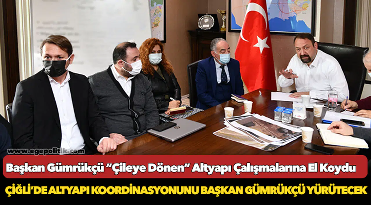 Başkan Gümrükçü “Çileye Dönen” Altyapı Çalışmalarına El Koydu