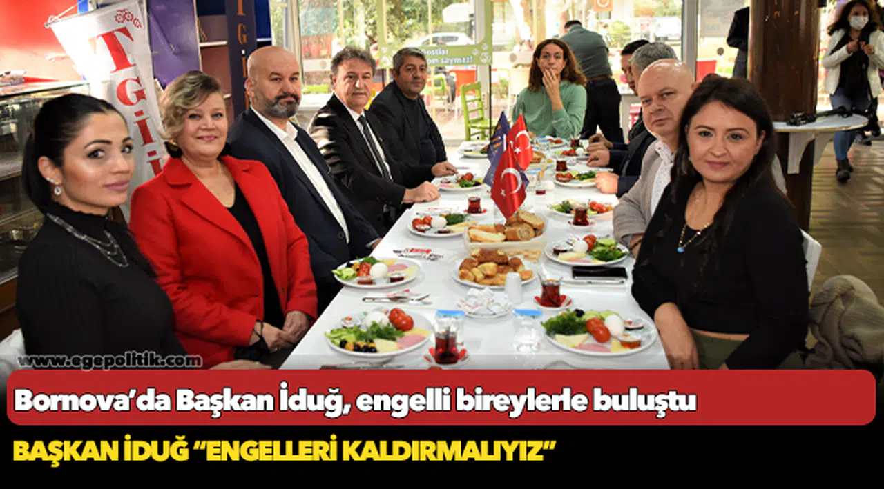 Başkan İduğ, engelli bireylerle buluştu
