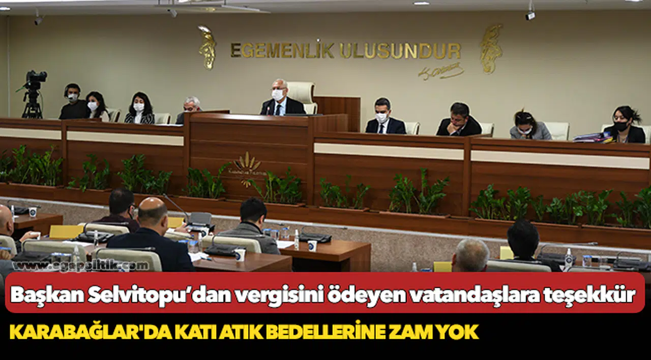 Başkan Selvitopu, vergisini ödeyen vatandaşlara teşekkür etti