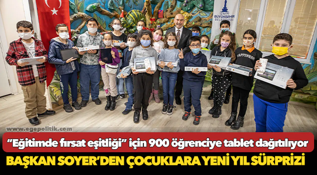 Başkan Soyer’den çocuklara yeni yıl sürprizi