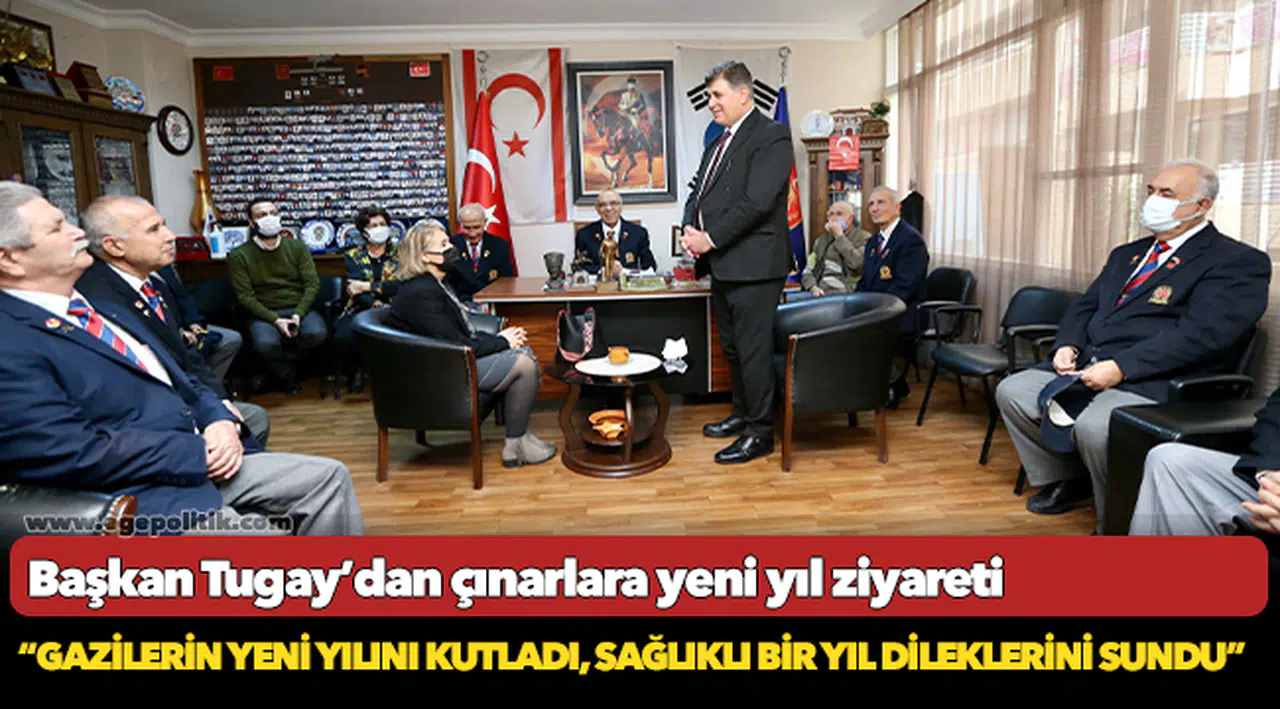 Başkan Tugay’dan çınarlara yeni yıl ziyareti