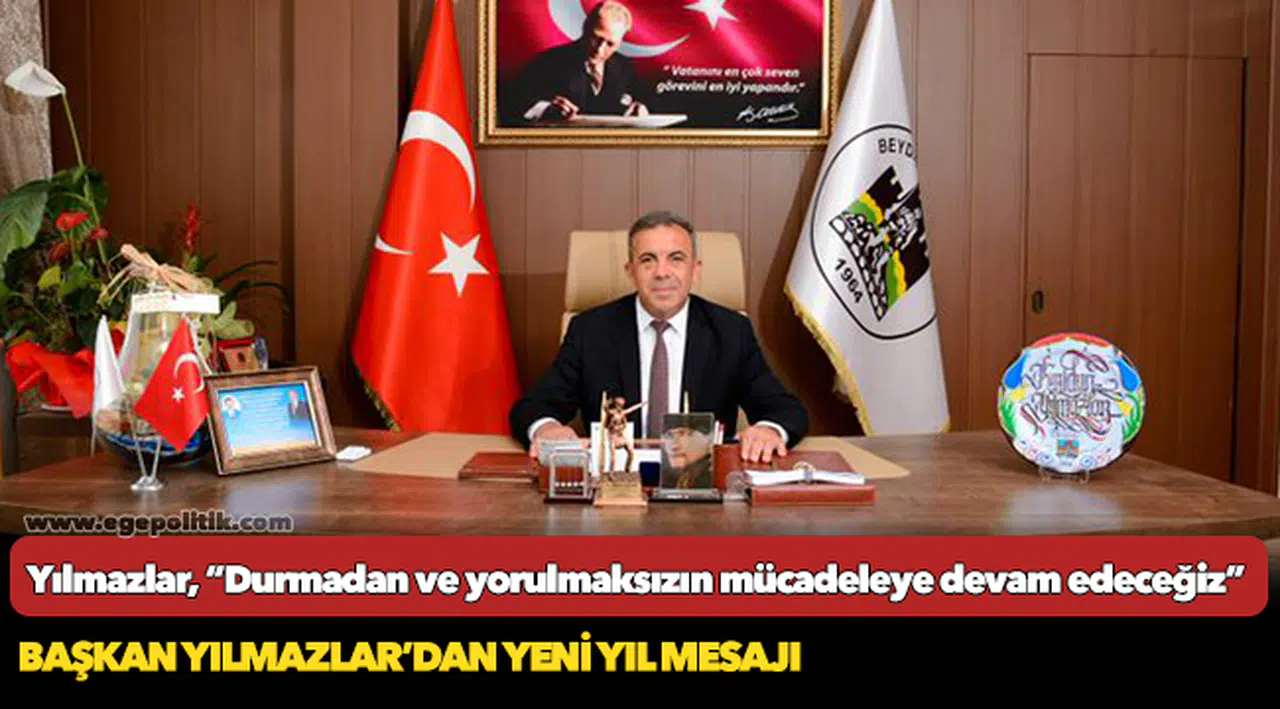 Başkan Yılmazlar’dan Yeni Yıl Mesajı