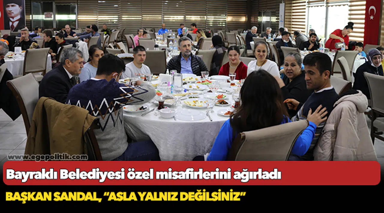 Bayraklı Belediyesi özel misafirlerini ağırladı