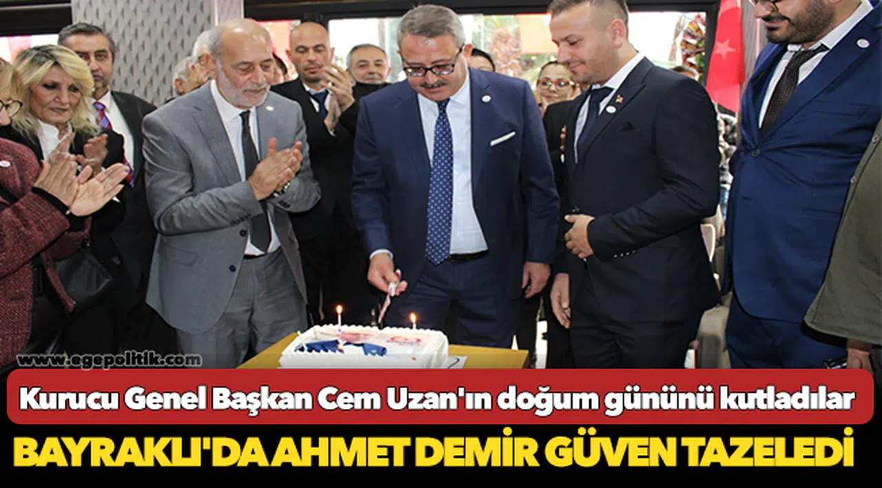 Bayraklı'da Ahmet Demir güven tazeledi